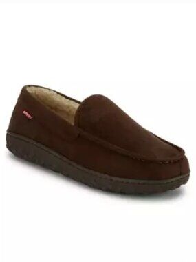 Levis Mens Fields Faux-Sherpa Slippon Brown Medium